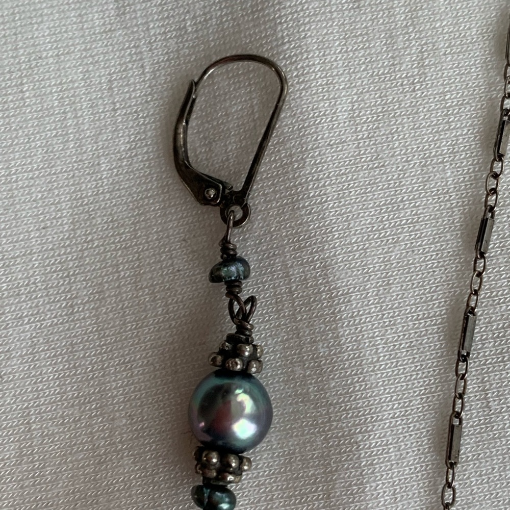 💕Sterling Silver and Pearl Lenni Navarro Necklace - Picture 6 of 7